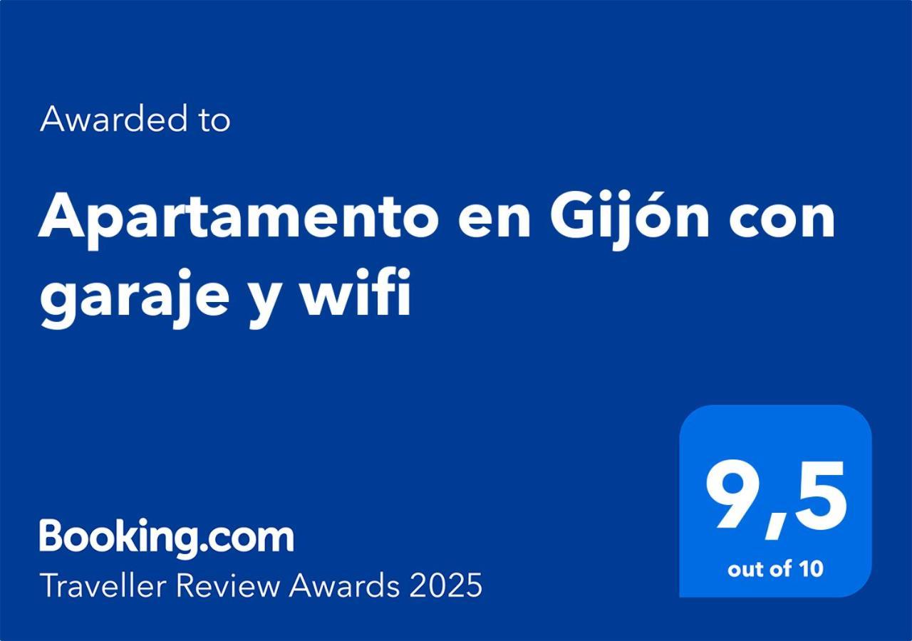 Apartamento En Gijon Con Garaje Y Wifi Exterior foto